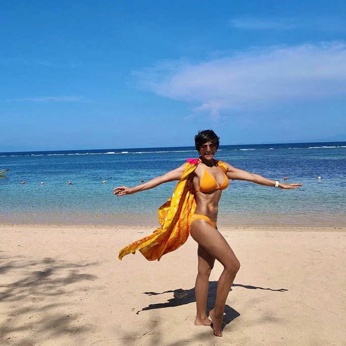 Mandira Bedi in Bikini