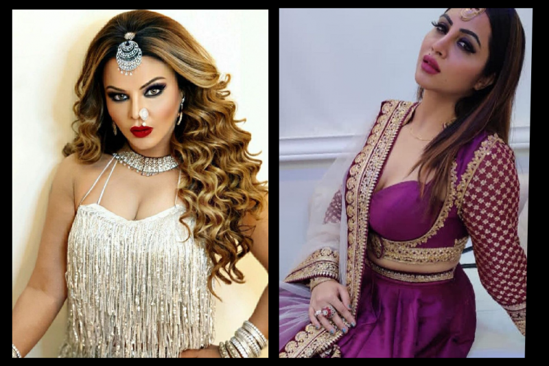 Rakhi Sawant and Arshi Khan