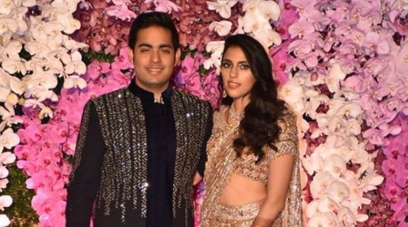 Akash Ambani And Shloka Mehta