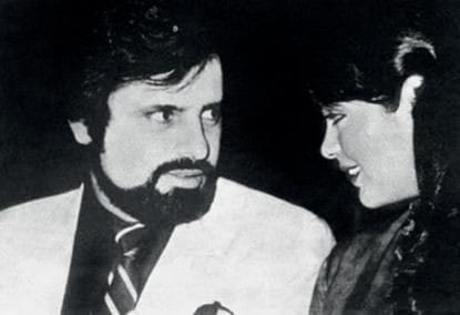 Sanjay Khan and Zeenat Aman