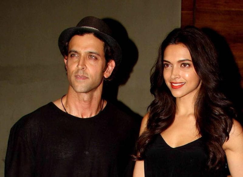 Hrithik Roshan and Deepika Padukone