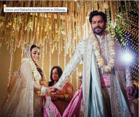 Varun Dhawan And Natasha Dalal Wedding