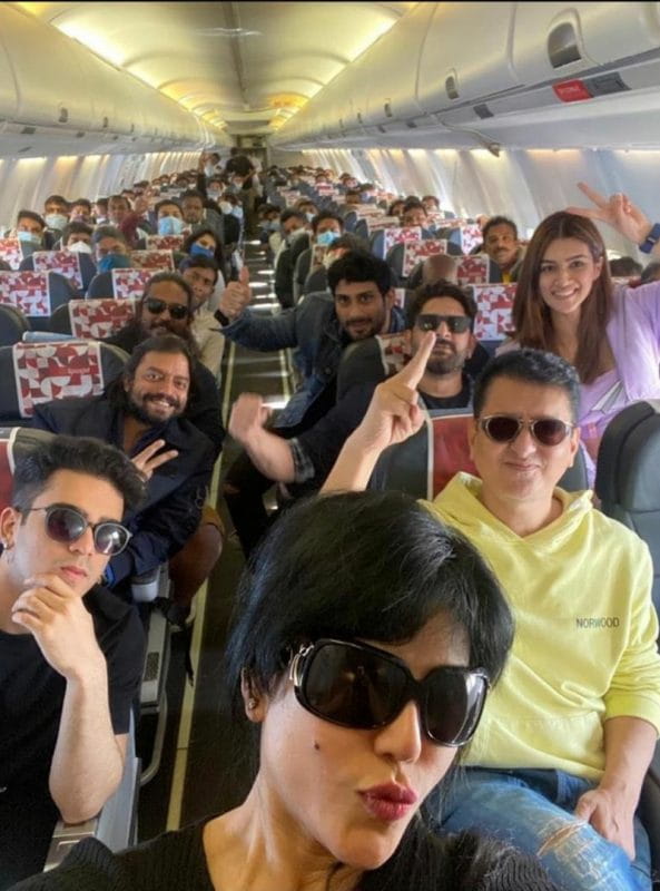 Bachchan Pandey film team