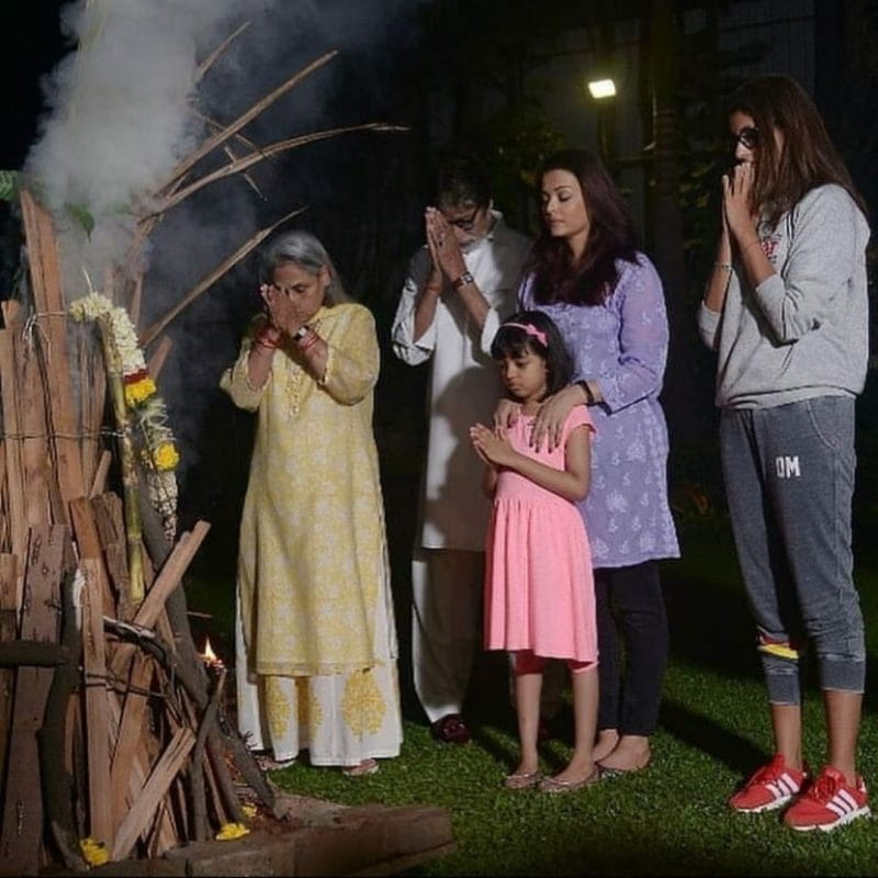 Amitabh Bachchan With Family