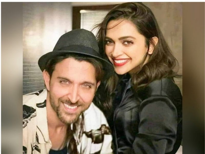 Hrithik Roshan and Deepika Padukone