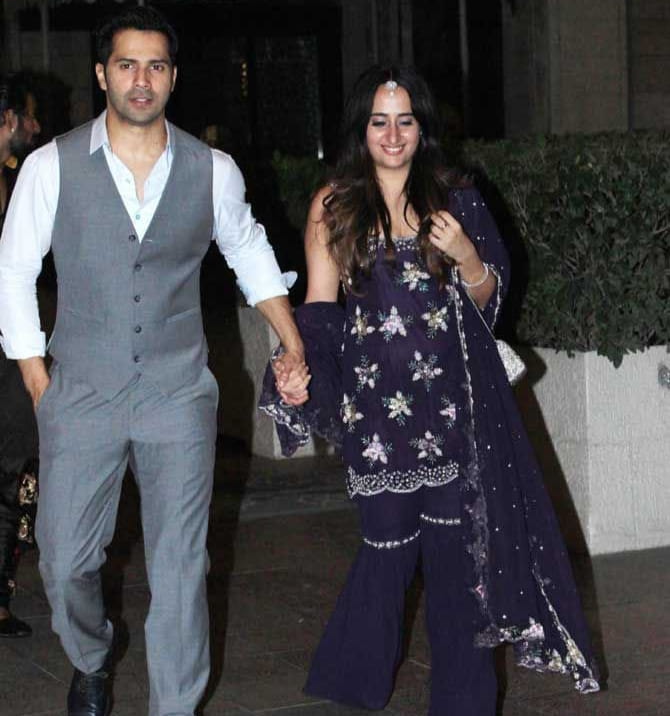 Varun Dhawan and Natasha Dalal