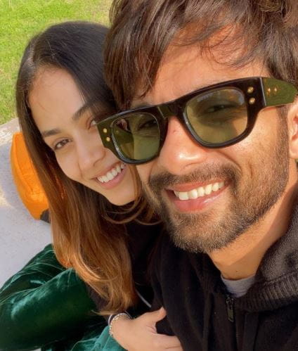 Mira Rajput and Shahid Kapoor