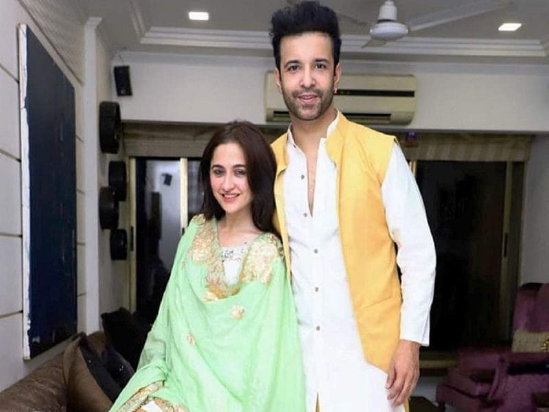 Sanjeeda Shaikh and Aamir Ali