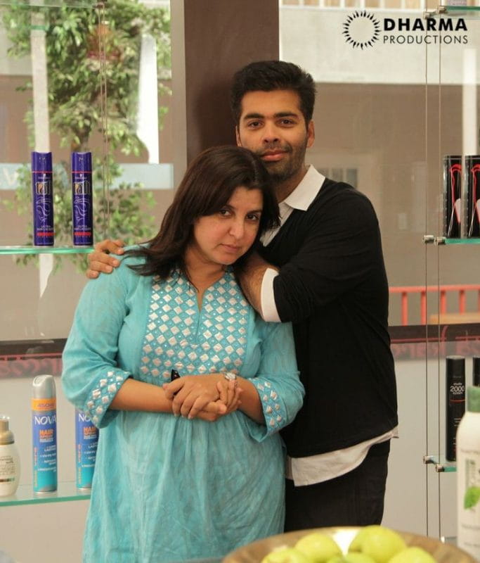 Farah Khan and Karan Johar