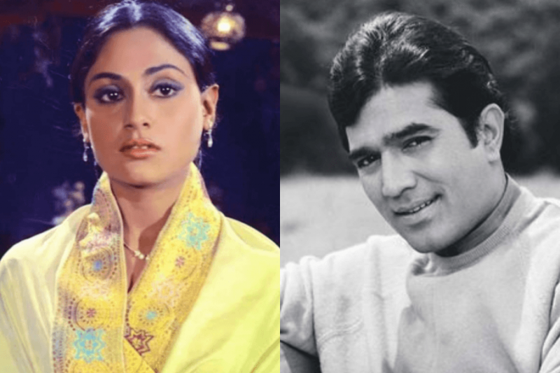 Rajesh Khanna and Jaya Bhaduri