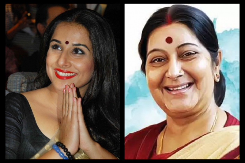 Vidya Balan: Sushma Swaraj
