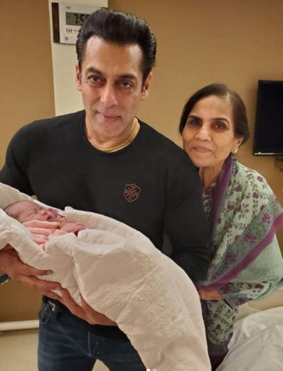 Salman Khan With His Niece Ayat