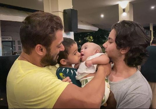 Salman Khan With His Niece Ayat