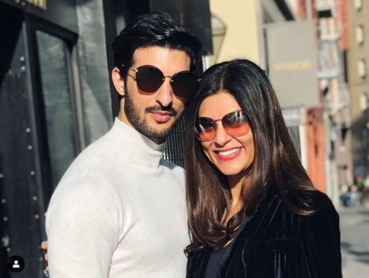 Sushmita Sen and Rohman Shawl