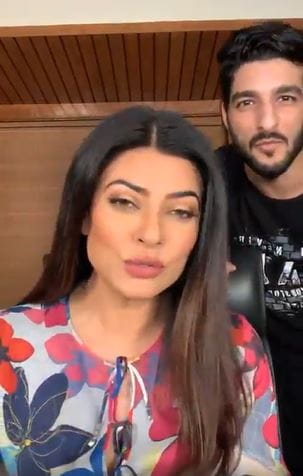 Sushmita Sen and Rohman Shawl