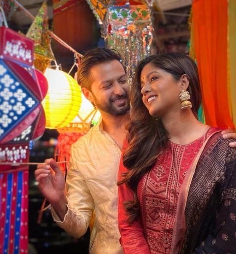 Vatsal Sheth and Wife Ishita Dutta