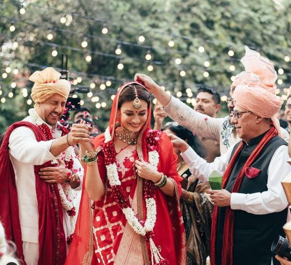 Dia Mirza And Vaibhav Rekhi Wedding Photos