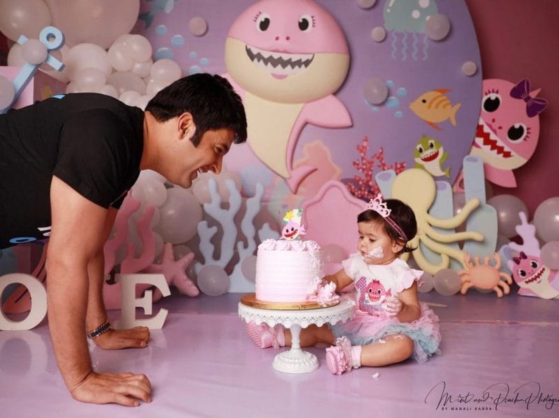 Kapil Sharma with Daughter Anayra