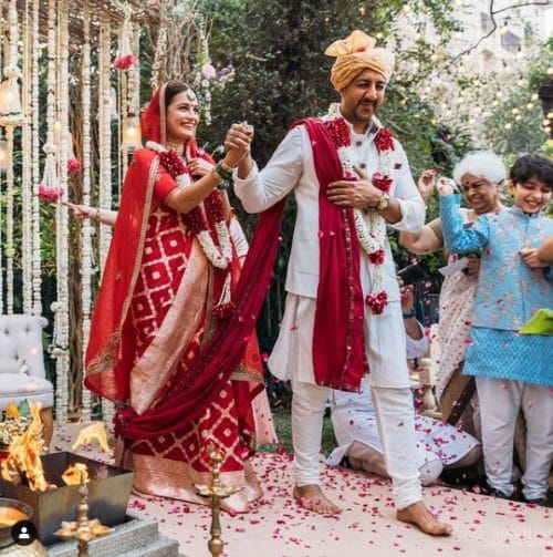 Dia Mirza And Vaibhav Rekhi Wedding Photos