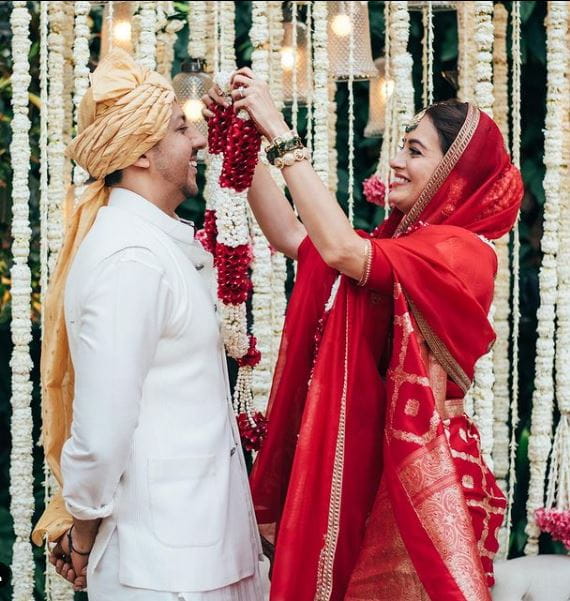 Dia Mirza And Vaibhav Rekhi Wedding Photos