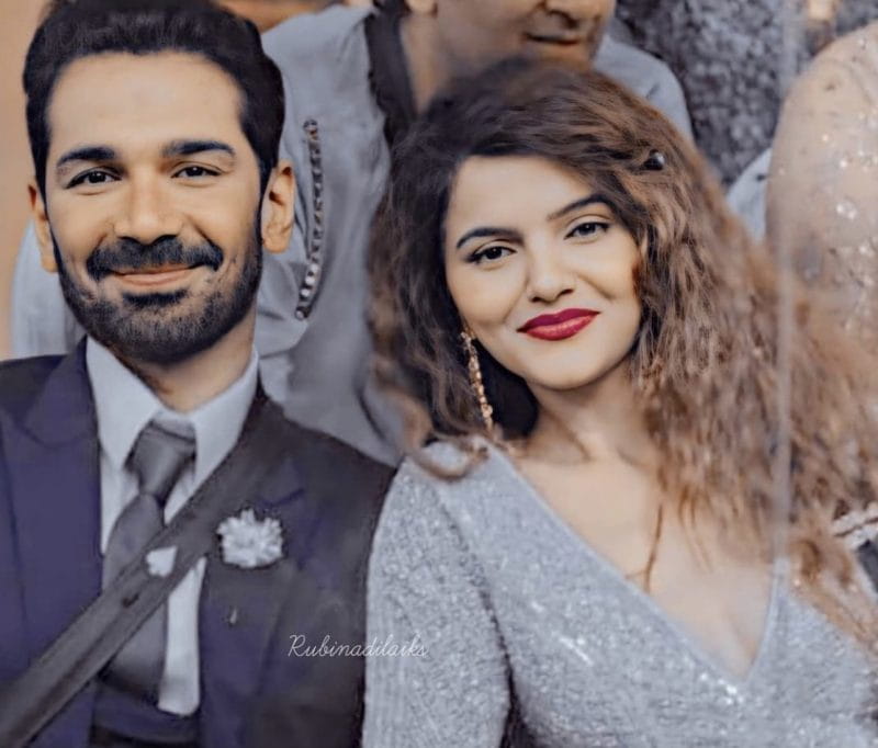 Abhinav Shukla and Rubina