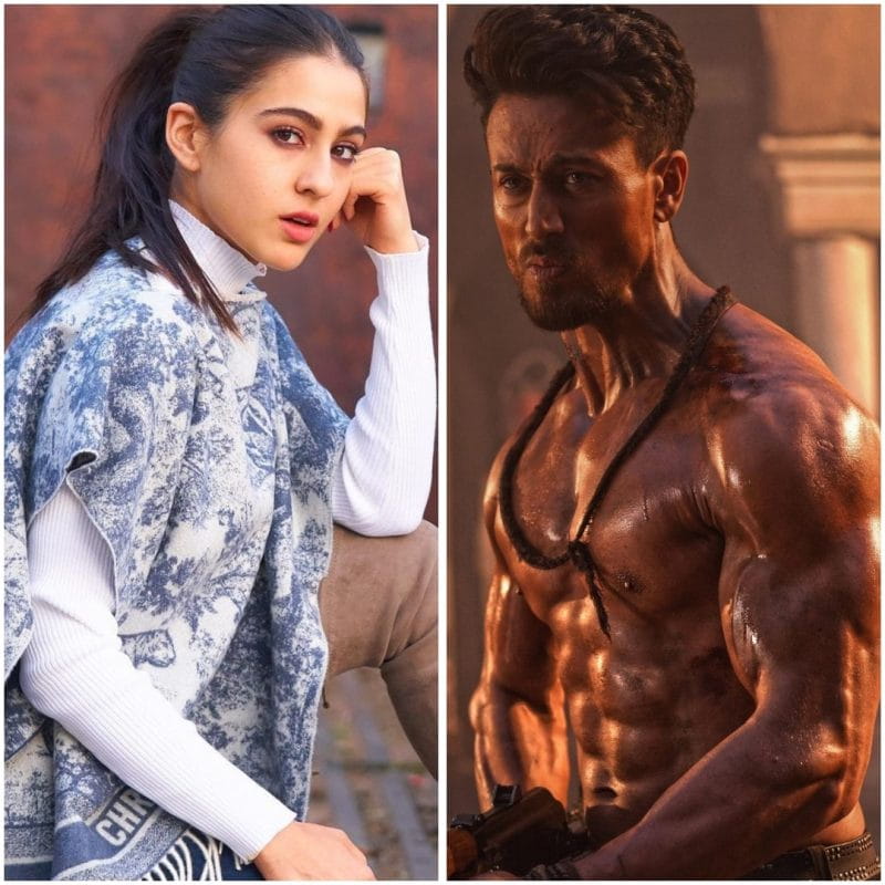 Sara Ali Khan with Tiger Shroff