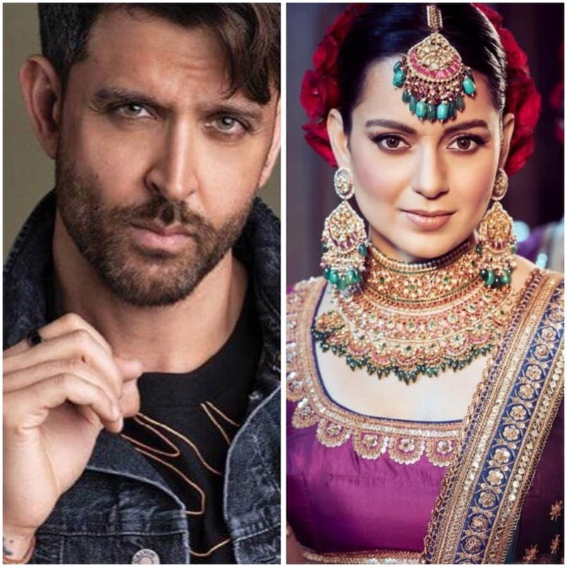 Kangana Ranaut and Hrithik Roshan