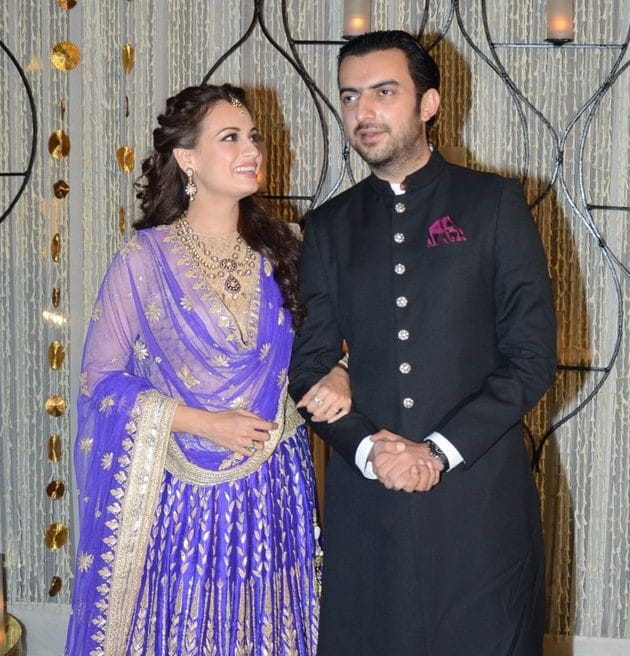 Dia Mirza and Sahil Sangha