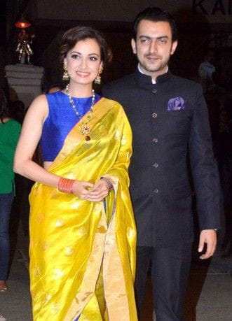 Dia Mirza and Sahil Sangha