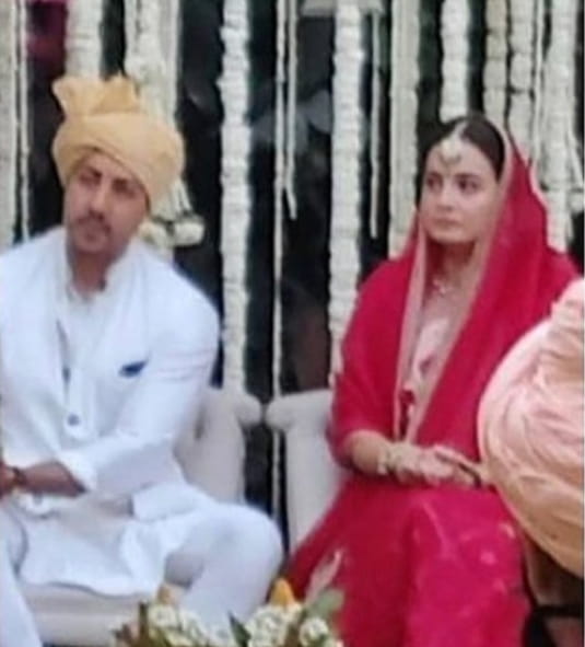 Dia Mirza Wedding Photo