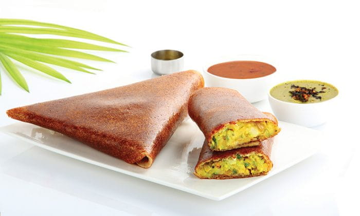 Crispy Paneer Chilli Dosa