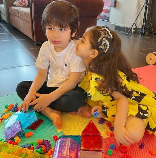 Taimur and Inaaya Khemu