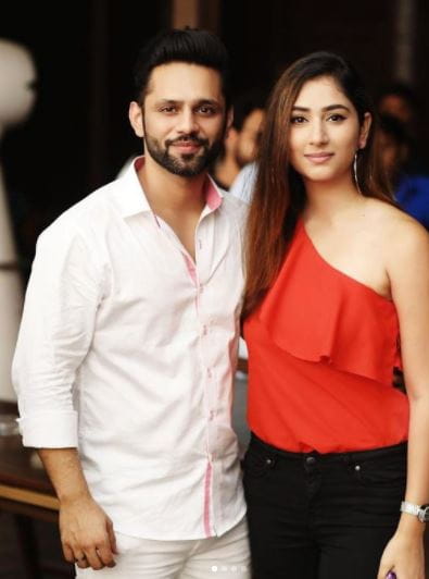 Rahul Vaidya With Disha Parmar