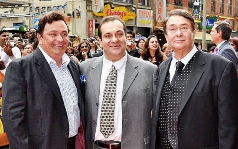 Rishi Kapoor And Randhir Kapoor Younger Brother Rajiv Kapoor