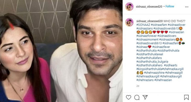 Shehnaaz Gil With Sidharth Shukla