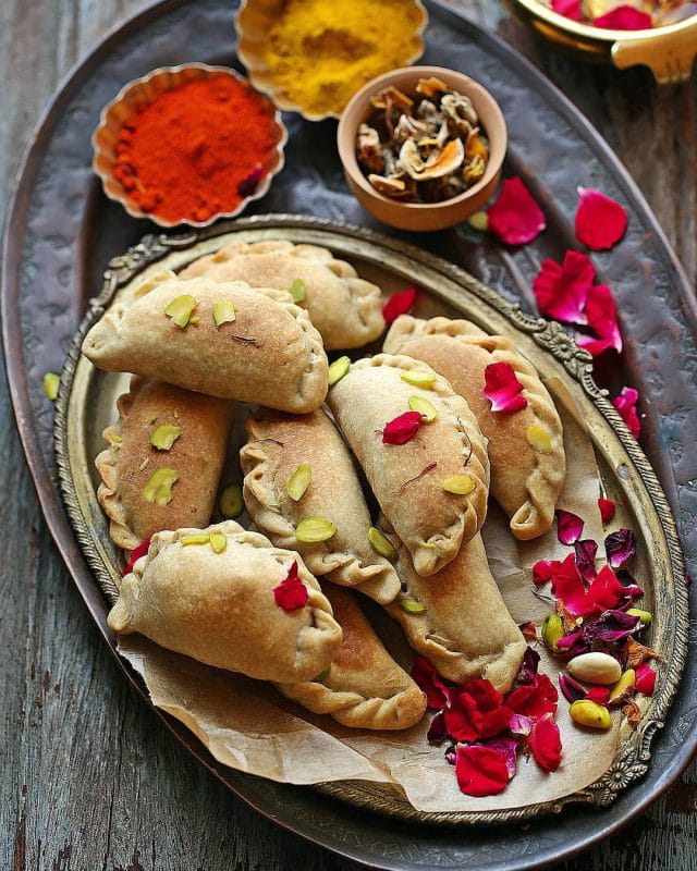 Dry fruit gujiya
