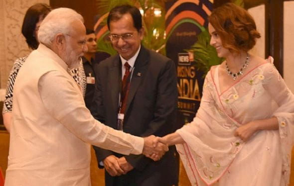 Kangana Ranaut and Pm Modi