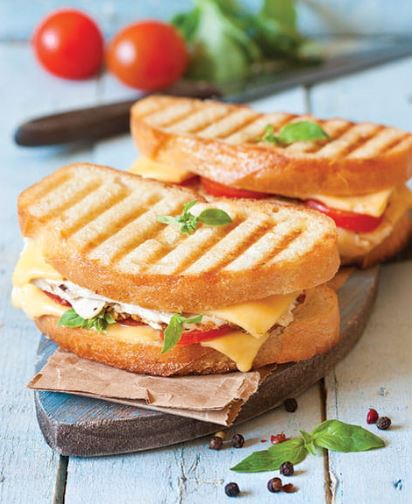 Grilled Tomato Cheese Sandwich