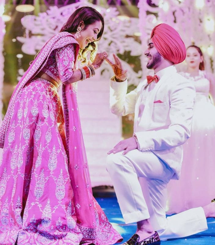 Neha Kakkar and Rohanpreet Singh