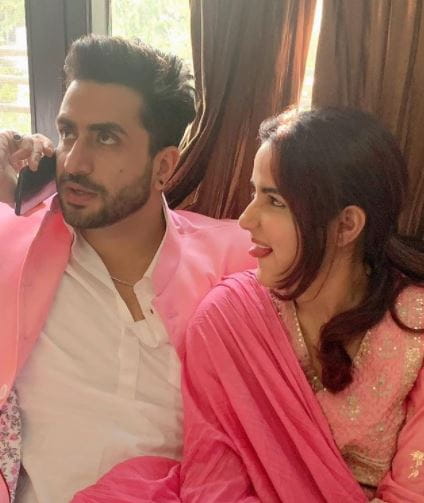 Jasmin Bhasin with Aly Goni