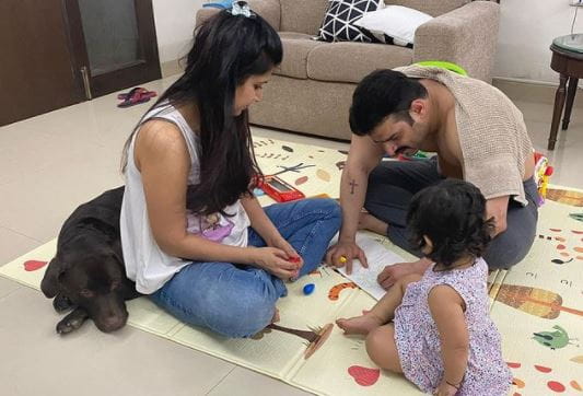 Ankita Bhargava With Daughter Meher