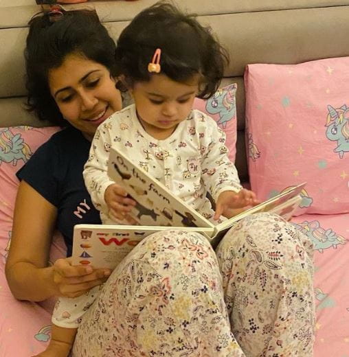 Ankita Bhargava With Daughter Meher