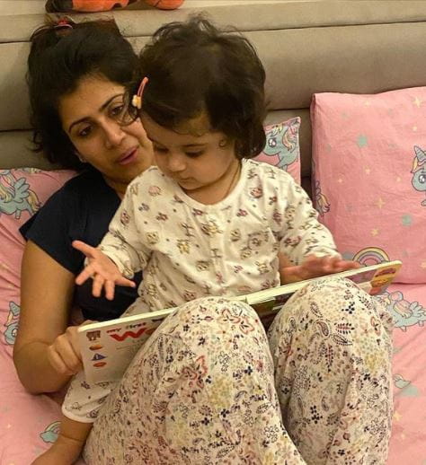 Ankita Bhargava With Daughter Meher