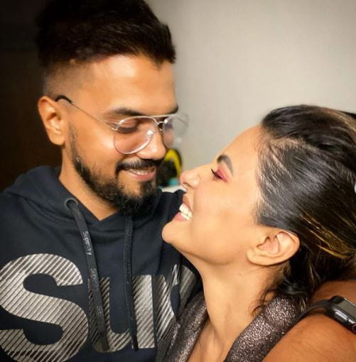 Hina Khan and Rocky Jaiswal