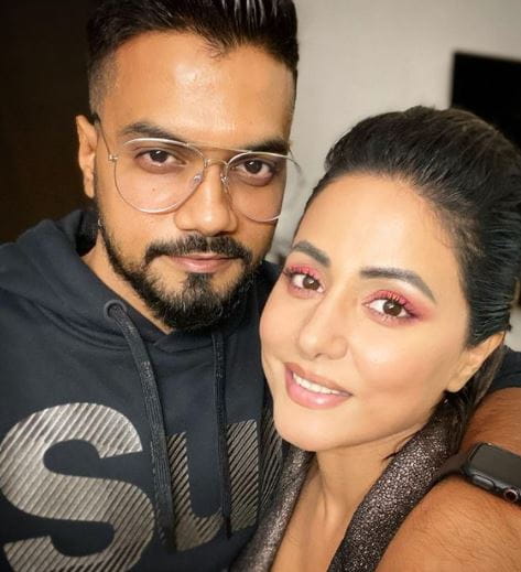 Hina Khan and Rocky Jaiswal