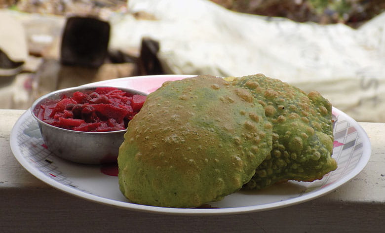 Matar Masala Poori