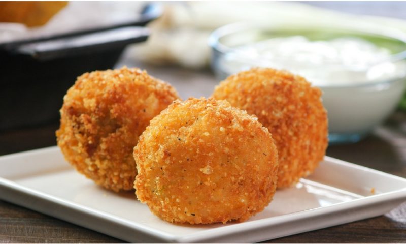 Golden Poha-Aloo Balls