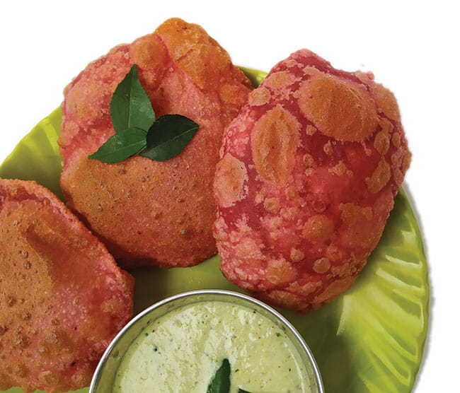 Beetroot Poori