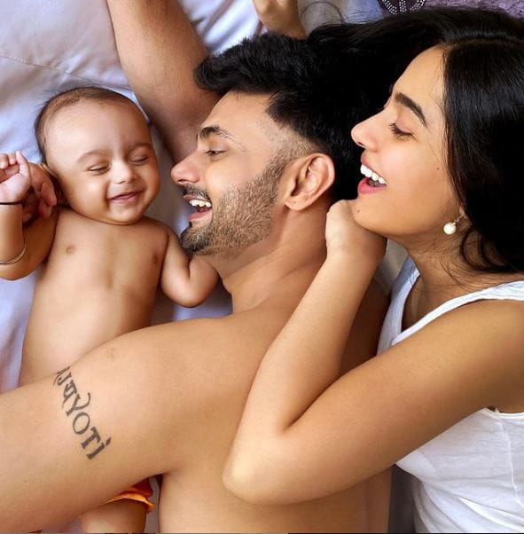 Amrita Rao and RJ Anmol Photo With Their Son Veer