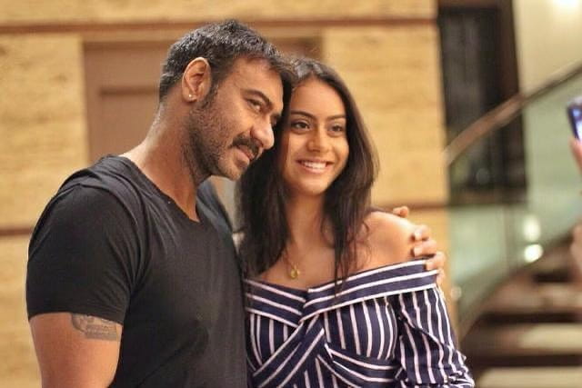 Nysa Devgan and Ajay Devgan